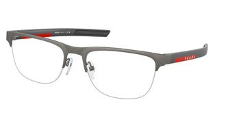 Prada Demo Rectangular Mens Eyeglasses PS 51QV 19K1O1 57