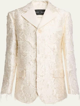 Proenza Schouler Theodora Chrysanthemum Jacquard Jacket