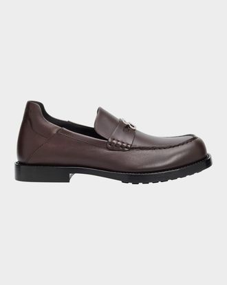 Bottega Veneta Silenzio Intrecciato Leather Loafers