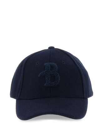 Ballantyne logo-patch baseball cap - men - Wool/Polyester - One Size - Blue