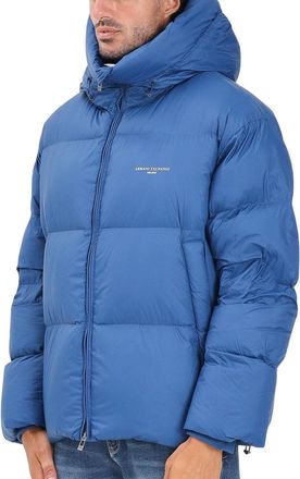 A|X Armani Exchange Down Jacket - Light Blue