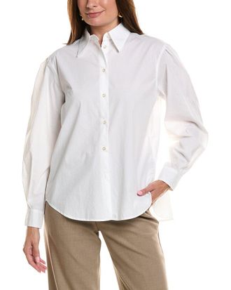 Officine G&eacute;n&eacute;rale Officine Generale Mahault Poplin Top