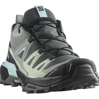 Salomon Wanderschuh SALOMON X ULTRA 360 GORE-TEX W, Damen, Gr. 40,5, schwarz (sedona sage, schwarz, sea foam), Synthetik, Textil, Schuhe Wanderschuh, wasserdi