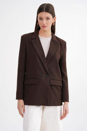 Mixray Langere Mouwen Geknoopte Blazer