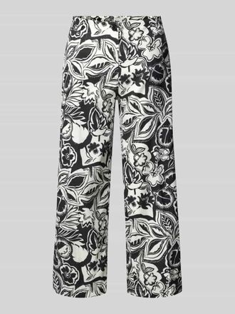 Brax Brax Straight Leg Leinenhose mit verk&uuml;rztem Schnitt in Black, Gr&ouml;&szlig;e 34