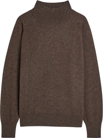 Reformation Merritt Turtleneck Cashmere Jumper - Brown - S (UK8-10 / S)