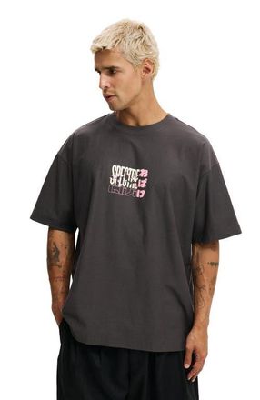 Cotton On Mens Box Fit Graphic T-Shirt in Faded Slate Spectre at Nordstrom, Size Xx-Large