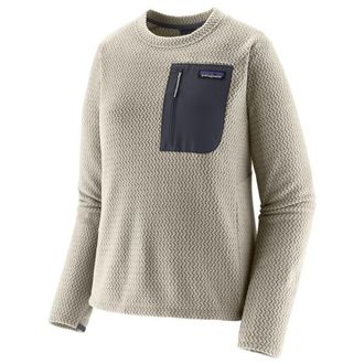 Patagonia R1 Air Crew Fleecepullover f&uuml;r Damen | grau/beige