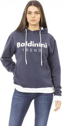 Baldinini Navy Blue Cotton Womens Sweatshirt