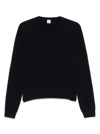 Toteme Cashmere V-Necked Sweater