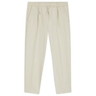 BOSS Active tapered-fit pants in water-repellent stretch fabric