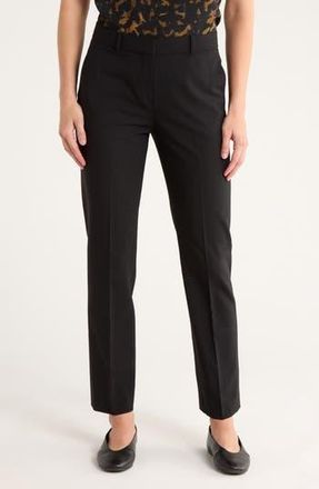 Theory Testra Wool Blend Pants in Black at Nordstrom Rack, Size 0