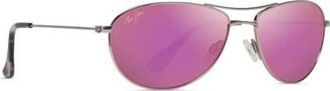 Maui Jim Baby Beach P245-16R - unisex - Zonnebrillen - Roze - 56 MM - Accessoires