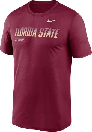 Nike Florida State Sideline Legend Nike Mens Dri-FIT College T-Shirt in Red | 02TI69XFTN-7SB