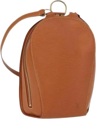 Louis Vuitton Pre-owned Backpacks, female, Brown, Size: ONE SIZE Pre-owned Epi Leather Backpack