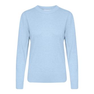 Saint Tropez Heather Melange Pullover Sweater - - Knitwear - Donna - Blu - L