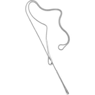 Lucy Quartermaine Long Feeder Drip Necklace in Sterling Silver at Nordstrom, Size 28