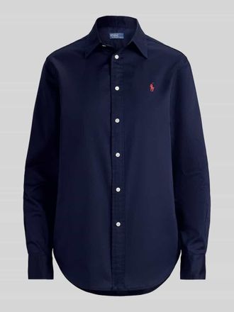 Polo Ralph Lauren Relaxed Fit Hemdbluse aus reiner Baumwolle in Dunkelblau, Gr&ouml;&szlig;e XL