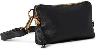 Hobo Fern Slim Belt Bag Cross Body Womens Handbags Black, Leather