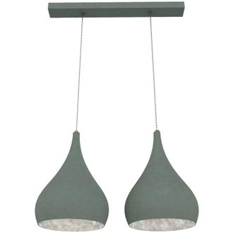 Lumicom Calice L&aacute;mpara De Techo Lineal X 2 Bicolor Mate