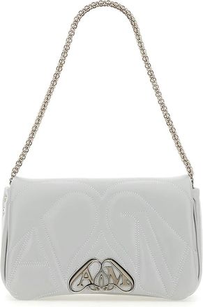 Alexander McQueen The Seal Small Bag - Dames - Schoudertassen - Grijs - ONE Size - Tassen