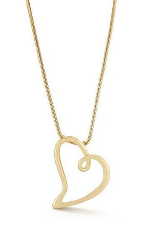 Glaze Jewelry Heart Pendant Necklace in Gold at Nordstrom Rack