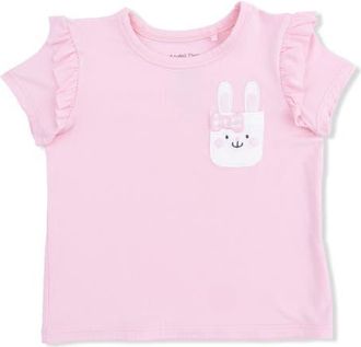 Angel Dear Kids Easter Ruffle T-Shirt in Pink at Nordstrom, Size 12-18M