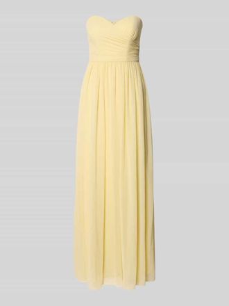 Mascara Maxikleid im Off-Shoulder-Look in Hellgelb, Gr&ouml;&szlig;e 32
