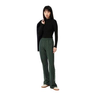 Lacoste Dames-trui met 3D-ribbreisel en logo (Zwart)