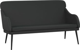 vidaXL Vidaxl - Banco De Cuero Sint&eacute;tico Negro 110x76x80 Cm