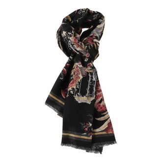 Etro Sjaal van geborsteld wol met twee prints - Heren - Accessoires - Veelkleurig - Maat: ONE Size Wol