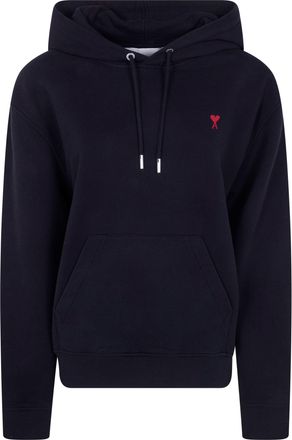 Ami Red Ami De Coeur Hoodie