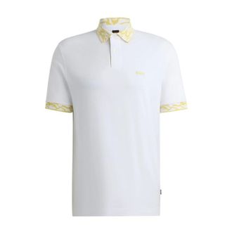 HUGO BOSS Heren, Tops, Wit, Maat: 2XL Leer