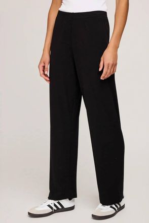Gentle Fawn Greer Ribbed Pant In Black