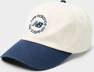 New Balance Womens Two-tone embroidered logo baseball cap