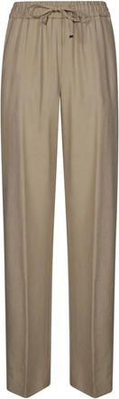 Dondup Pantalone Elastico - Dames - Wijde Broeken - Beige - W28 - Broeken