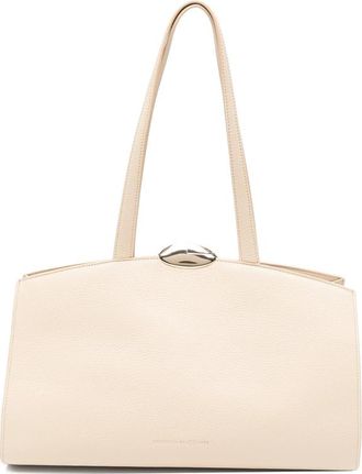Benedetta Bruzziches Large Serena Grained-leather Tote Bag
