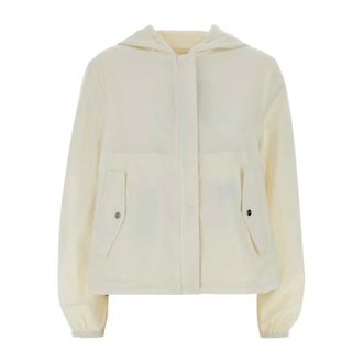 Herno Jersey Reversible Jacket - female - Herno - Light Jackets - White - L - Jackets