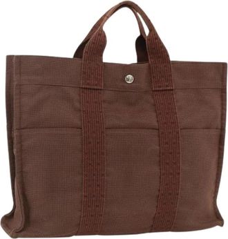 Herm&egrave;s Pre-owned Vintage Tote Bag - Dames - Vintage Shopper - Bruin - ONE Size - Vintage