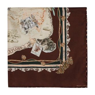 Zimmermann Womens Printed Square 70 Scarf - Zimmermann Silk Multicolor Accessories