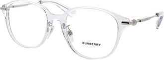 Burberry Ladies Transparent Rectangular Eyeglass Frames 0Be2412D