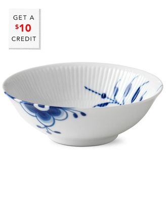 ROYAL COPENHAGEN Blue Fluted Mega Cereal Bowlwith $10 Credit