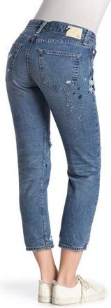 AG - Adriano Goldschmied Ex-Boyfriend Distressed Slim Crop Jeans in 15 Year Painter at Nordstrom Rack, Size 25