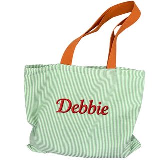 Generic Personalised Tote Bag With Text/Name, Custom Shoulder Shopping Bag Design Your Own Canvas Bags for Beach, Work, Picnic, Party