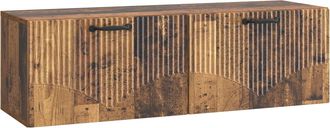 vidaXL Mueble Para Tv De Pared Madera Envejecida 98 X 31 X 30 Cm Vidaxl