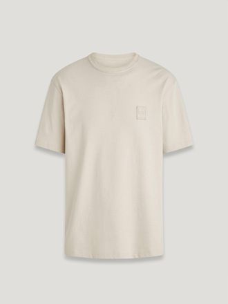 Belstaff Belstaff Hockley T-shirt Mens Heavy Cotton Jersey Moonbeam Size 2XL