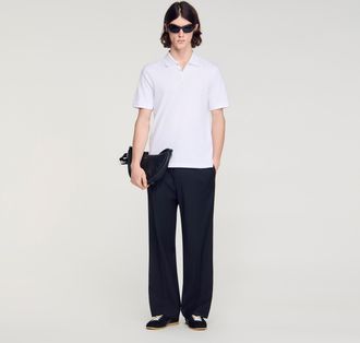 Sandro Logo polo shirt