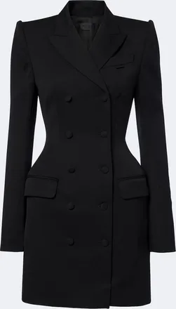 MUGLER Wool blazer dress