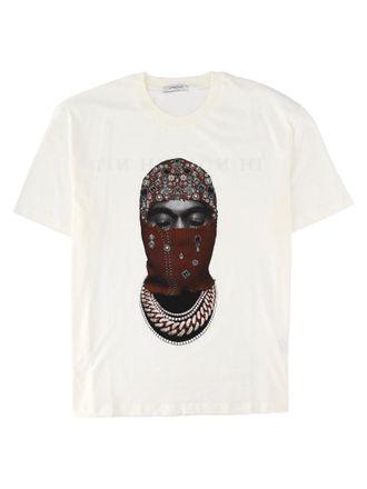 Ih Nom Uh Nit White Graphic Print Crew Neck Short-Sleeve T-Shirt