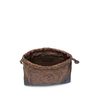 Etro Paisley-Print Fabric Tote Bag - Brown